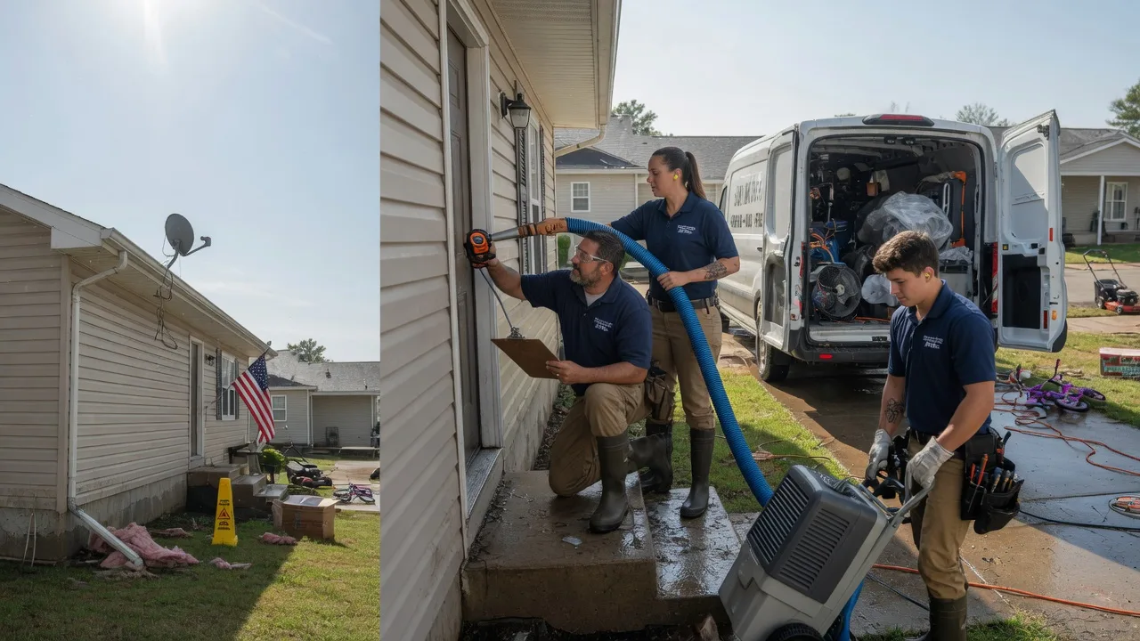 Ceiling Water Damage Restoration in Brule, WI near me